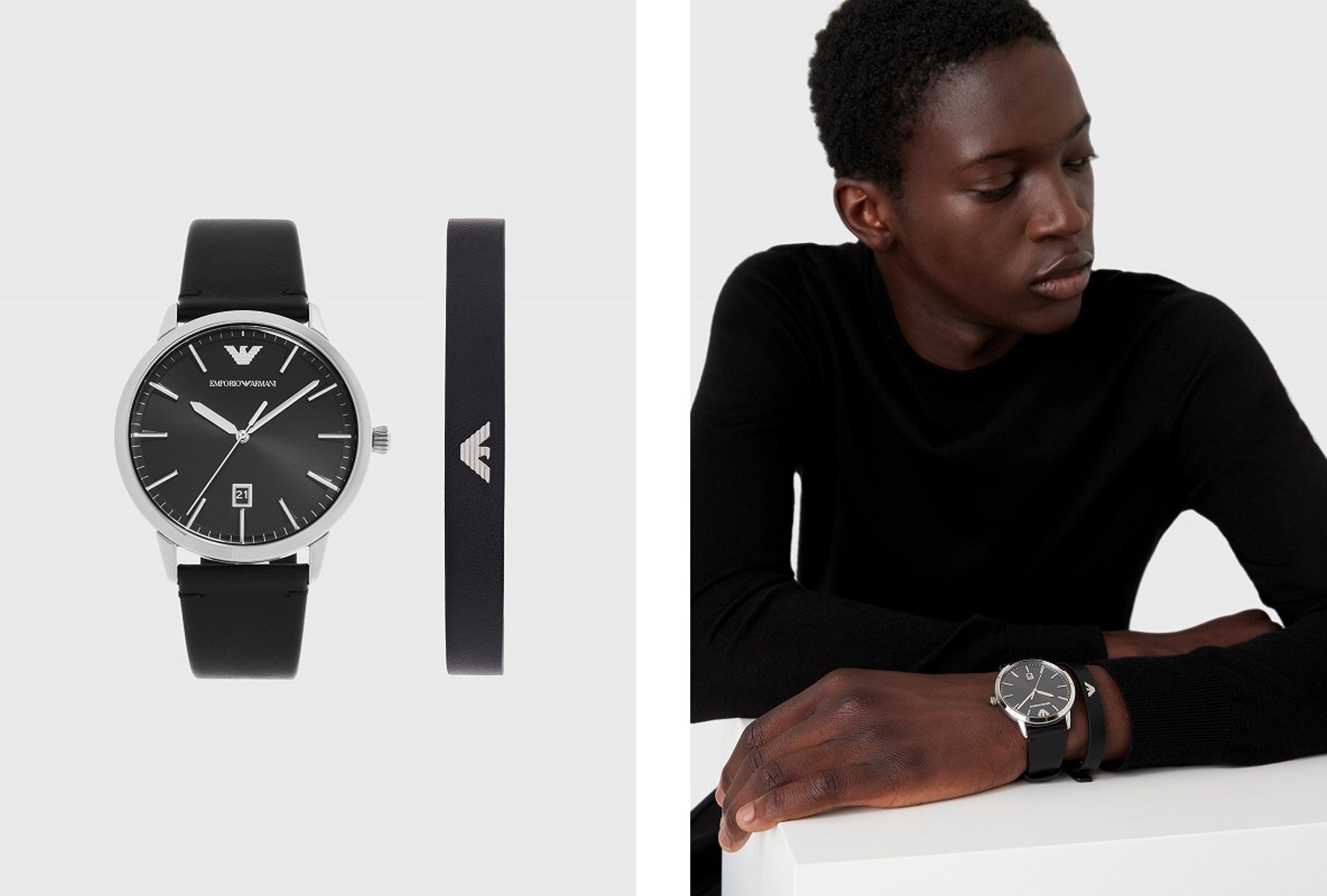 3針デイトウォッチ＆ブレスレット ￥33,000