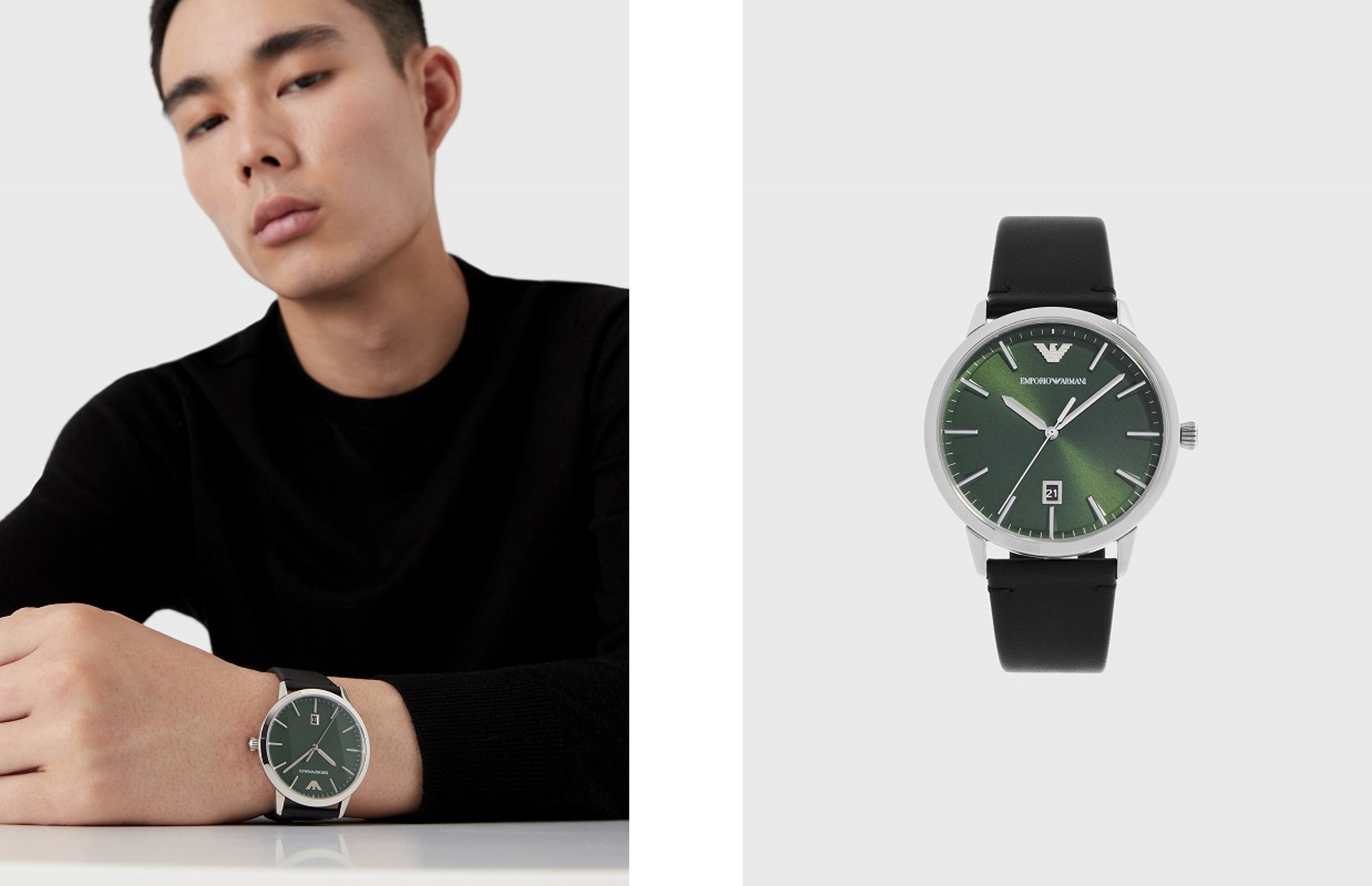 ３針デイトウォッチ ￥25,300