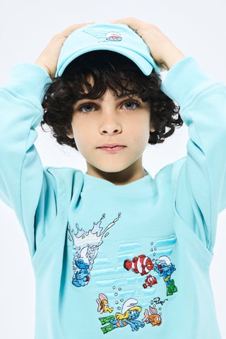 エンポリオ アルマーニ×スマーフ!ジュニアライン新作コレクション登場 エンポリオ アルマーニ×スマーフ!ジュニアライン新作コレクション登場