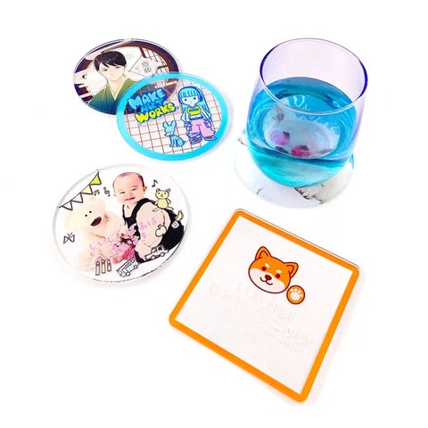 ME-Qのオリジナルアクリルコースター印刷サービスが新登場!1個から ME-Qのオリジナルアクリルコースター印刷サービスが新登場!1個から