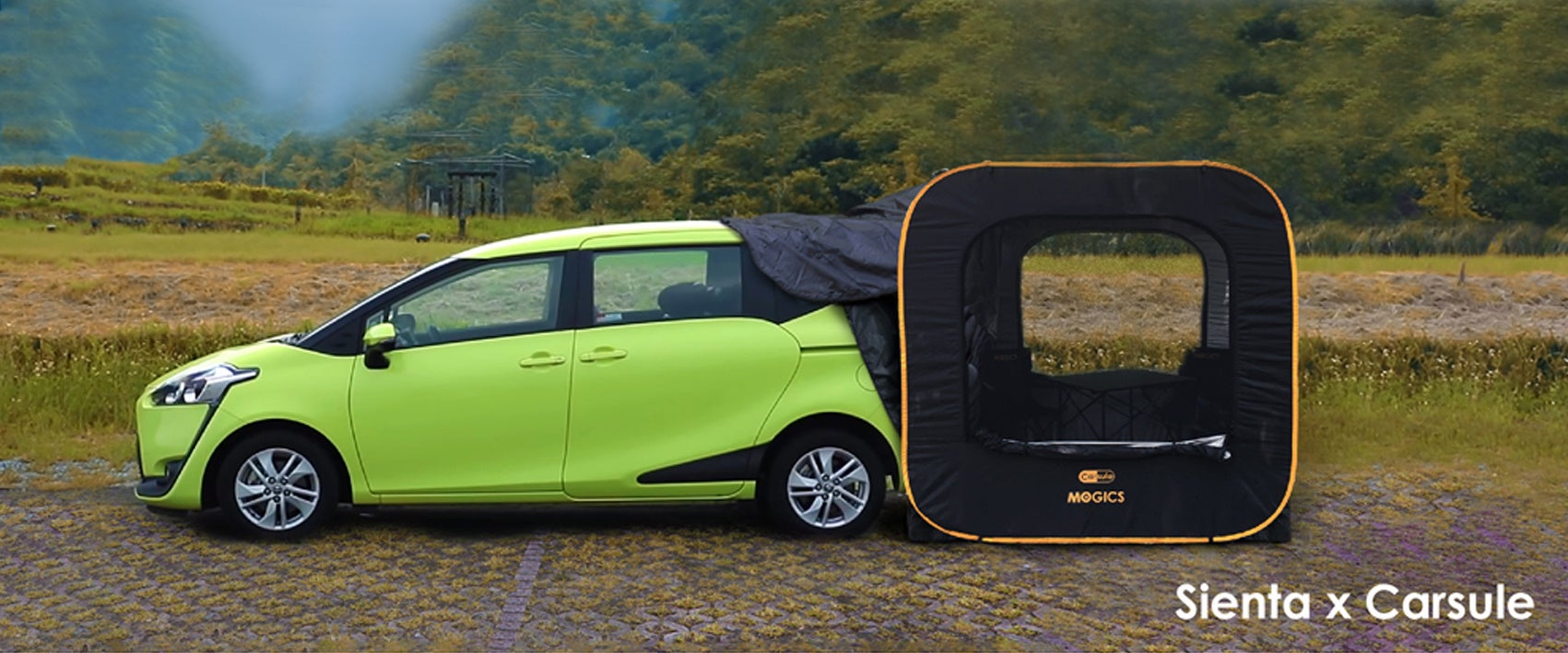 軽自動車から大型車まで連結できるポップアップテント Carsule カースル シリーズ クラウドファンディング予約販売分の発送が完了 Hny Trading株式会社のプレスリリース 軽自動車から大型車まで連結できるポップアップテント Carsule カースル シリーズ クラウドファンディング予約販売分の発送が完了 Hny Trading株式会社のプレスリリース
