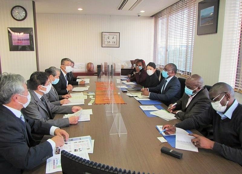 表敬訪問の様子