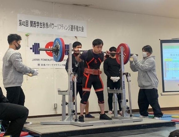 競技中の様子(濱口さん)