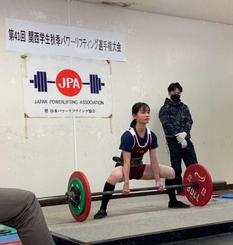 競技中の様子（藤井さん）