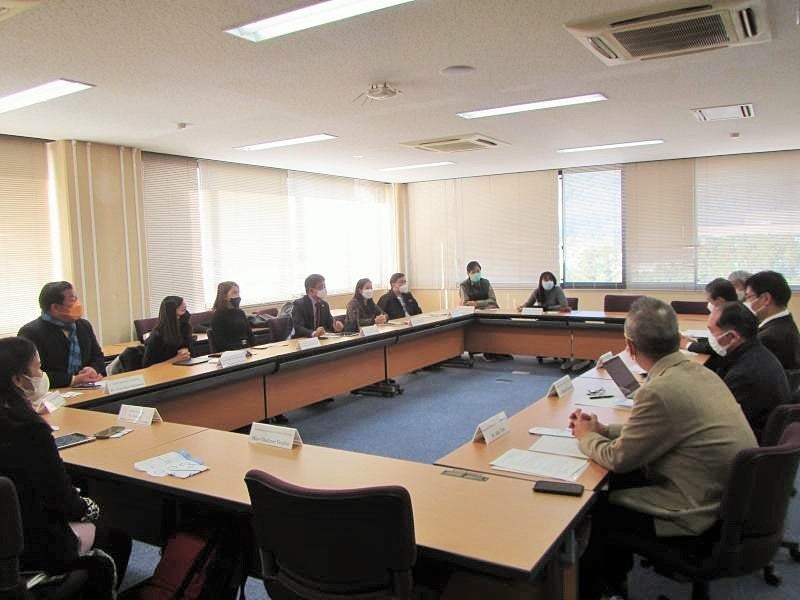 表敬訪問の様子