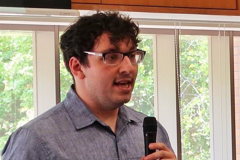 CLS学生代表Matthew Thomas Steinhauerさんのあいさつ