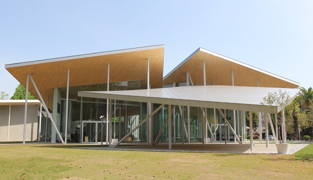 会場となった岡山大学J-HALL(岡山大学鹿田キャンパス)