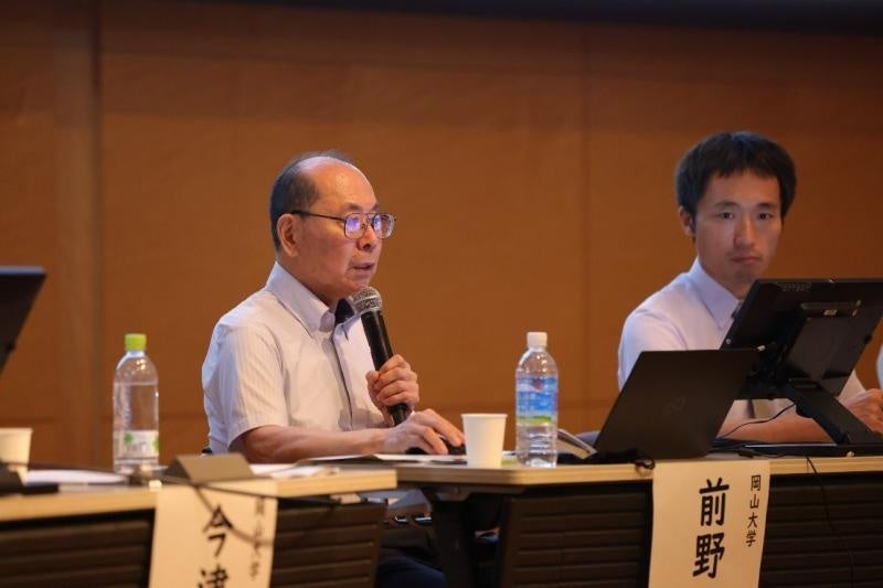 岡山大学学術研究院環境生命自然科学学域の前野特任教授による講演