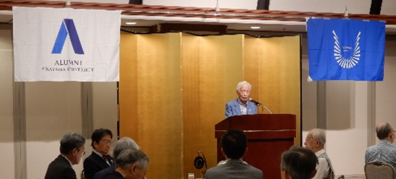 小長啓一Alumni会長による特別講話