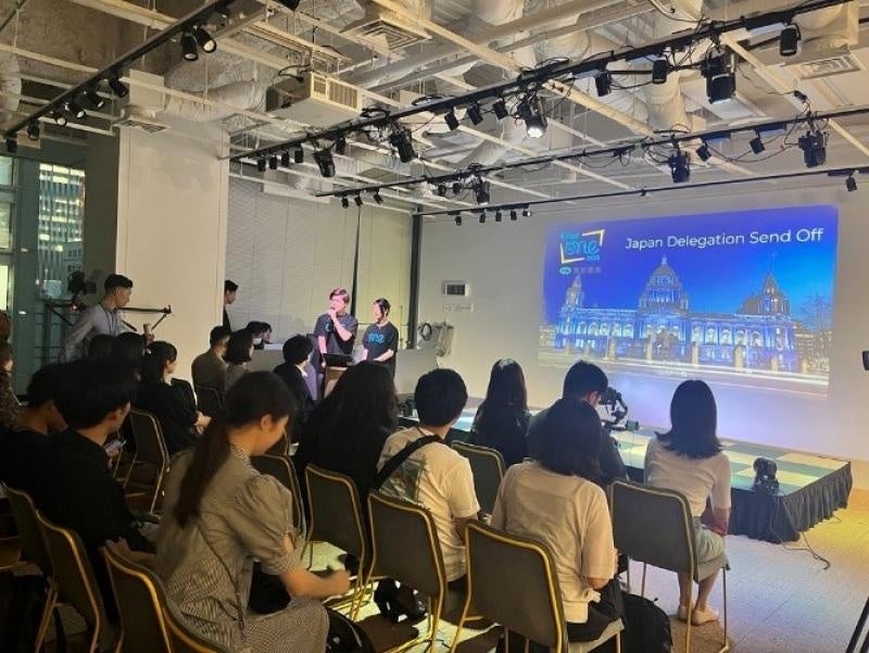 壮行会会場の様子