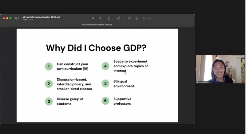在学生の経験紹介