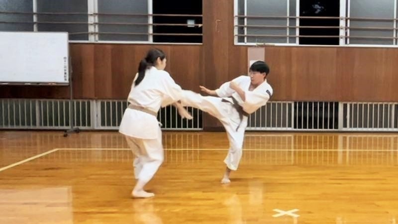 気迫溢れる競技中の様子