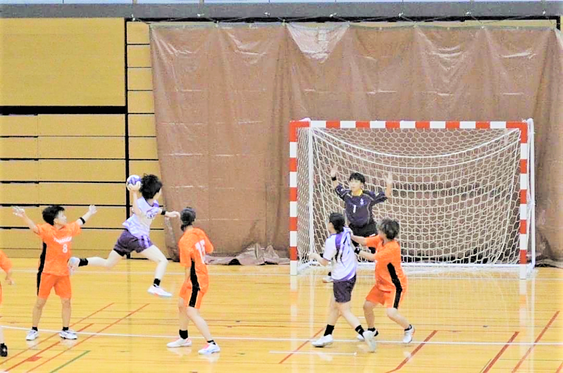 白熱した試合の様子