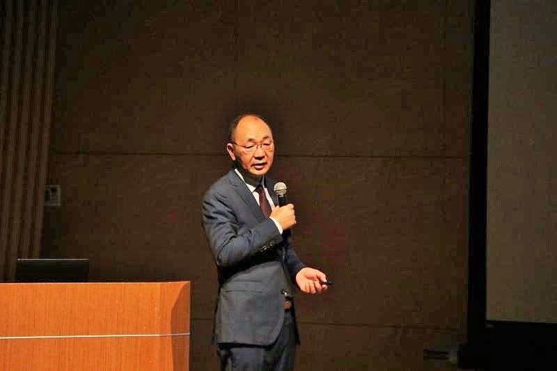 馬建鋒教授による記念講演の様子