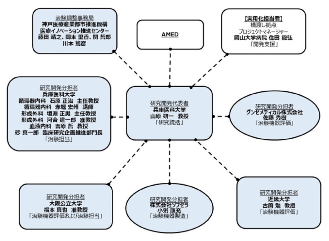 図２. 本研究の実施体制