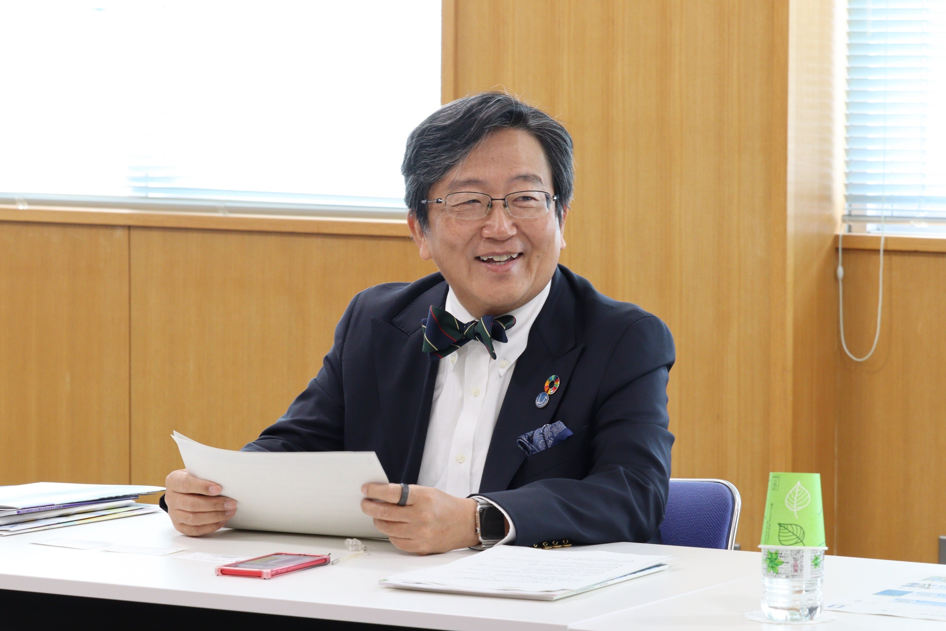 岡山大学の那須保友学長