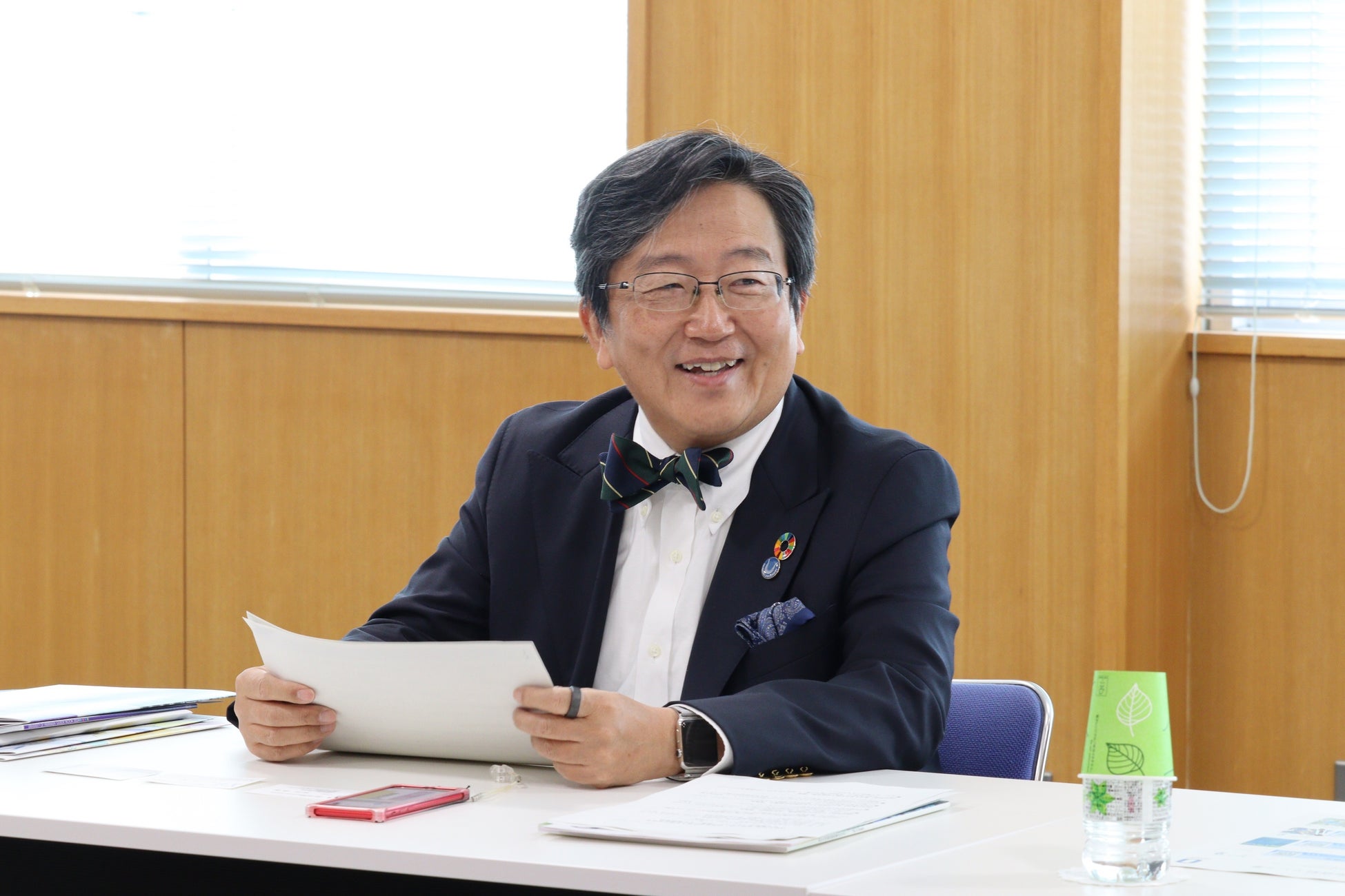 岡山大学の那須保友学長