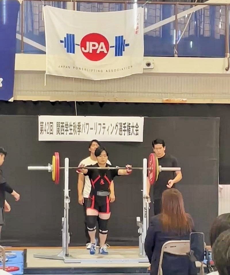 競技中の様子（谷井さん）