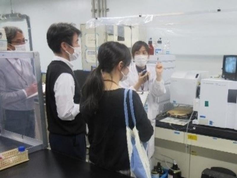 分析計測分野でのLC／QTOF質量分析システム見学