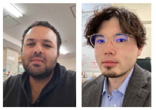 Elbohy外国人客員研究員と鈴木助教（右）