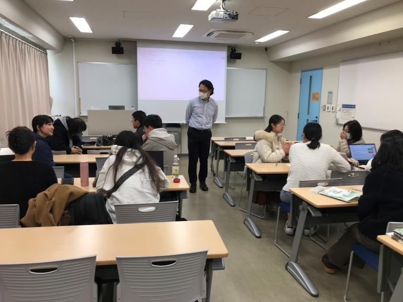 プレマスターコース日本語クラスへの参加の様子