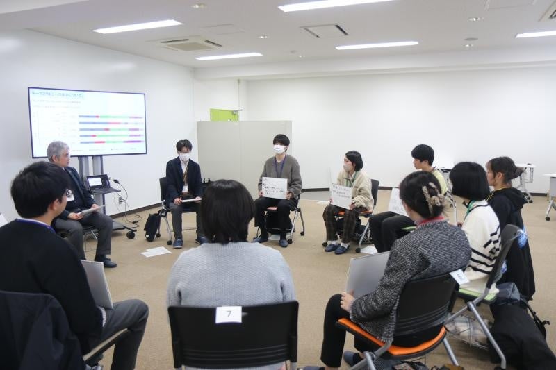 大学院生との懇談会の様子