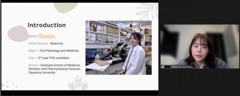 岡山大学現役留学生による岡山大学の紹介