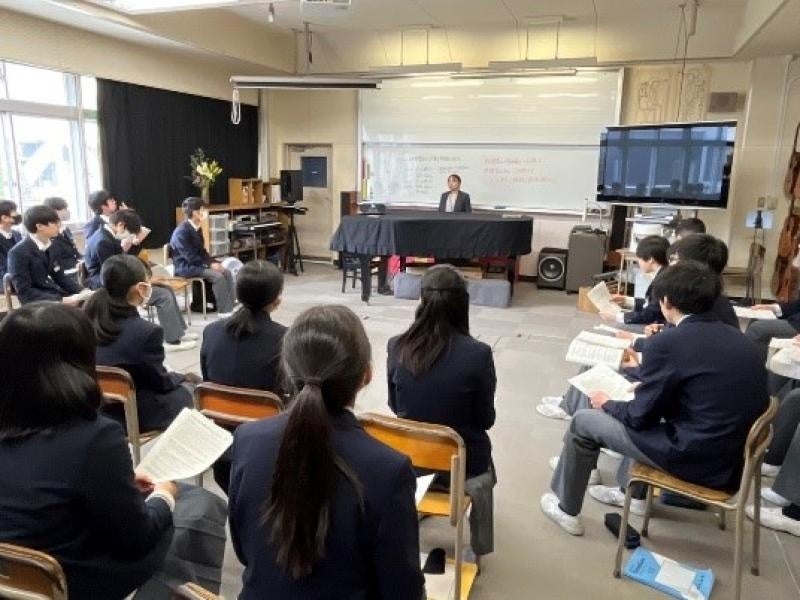 音楽の授業(2年)