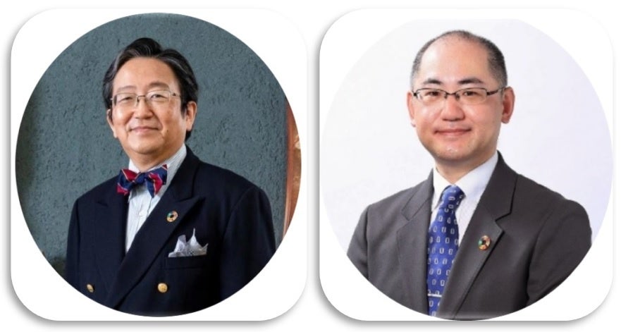 那須保友学長と佐藤法仁副理事・副学長・URA