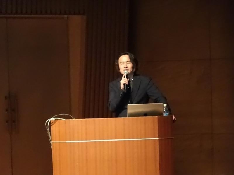 講演する岡山県立大学の舩山教授