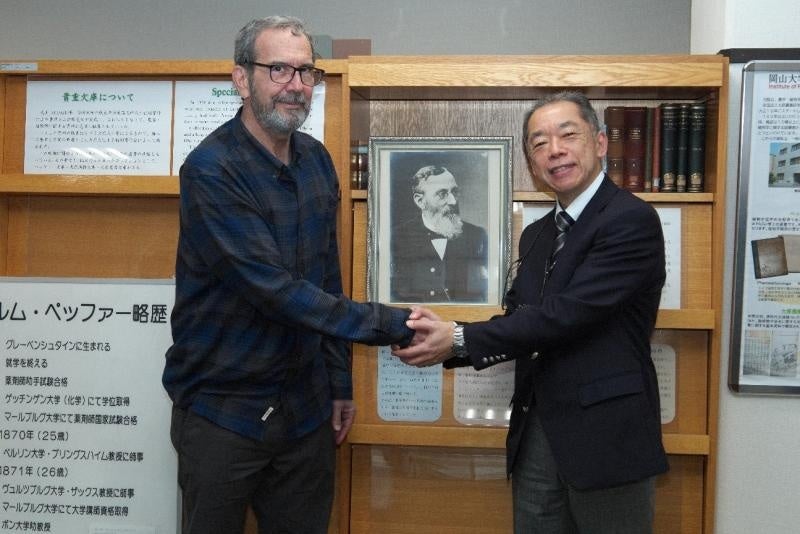 Robert Pfeffer氏（左）と平山所長