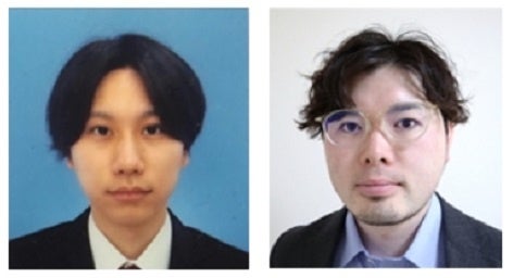 亀高諄大学院生(当時)と鈴木弘朗研究准教授(右)