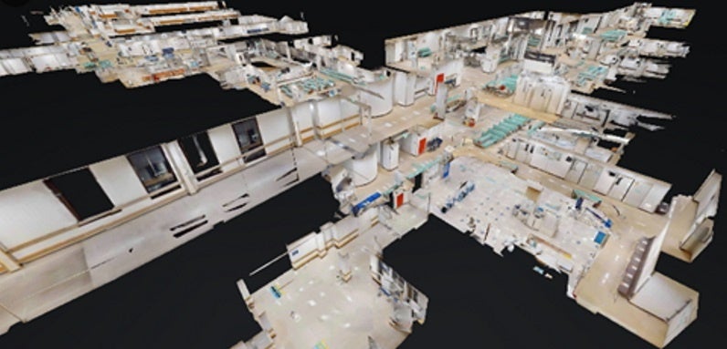 岡山大学病院医科診療棟1～3階