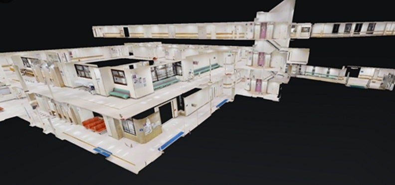 岡山大学病院歯学部棟1～3階