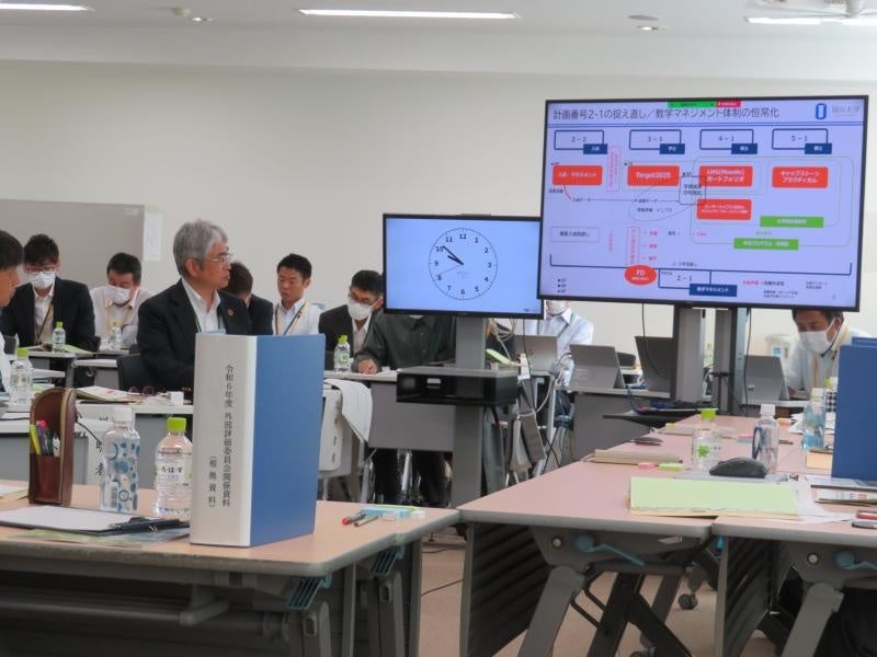 菅理事による中期計画全体の進捗状況説明