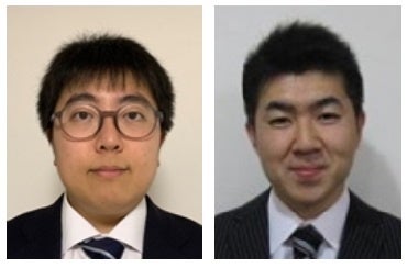 山城寿樹大学院生（研究当時）と阿部匠講師（右）