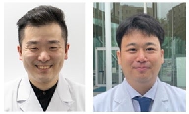 渡部智文医員と定平卓也助教(右)