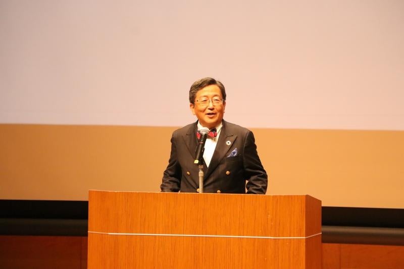 那須保友学長の開会あいさつ