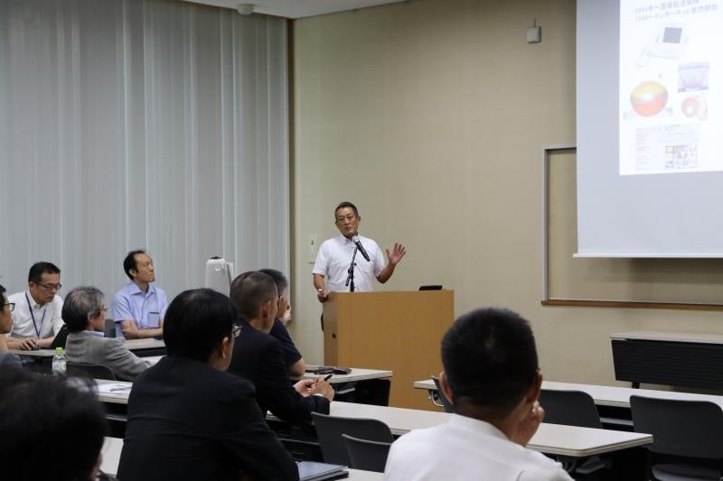有限会社備前メディアネットの武用健取締役の発表