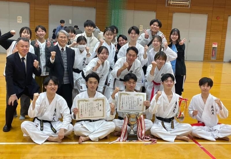 空手道部集合写真