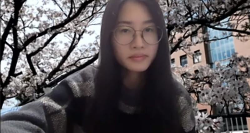 岡山大学のグループ相談会に対応したカンボジア人留学生