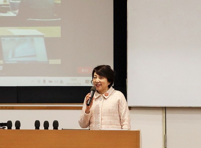 株式会社フジワラテクノアートの藤原恵子社長による基調講演