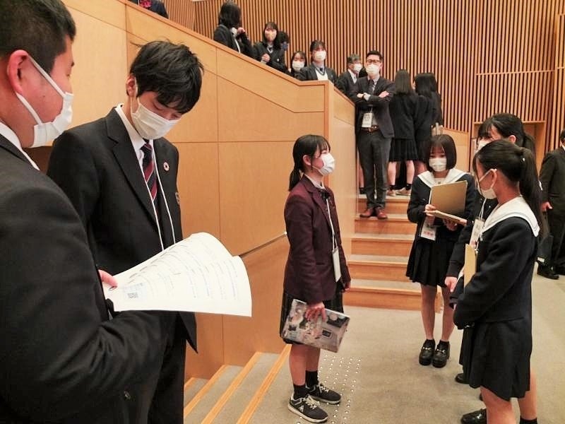 参加した高校生同士の情報交換会