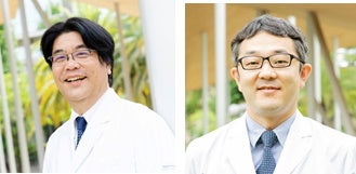 河原祥朗教授と衣笠秀明助教(右)
