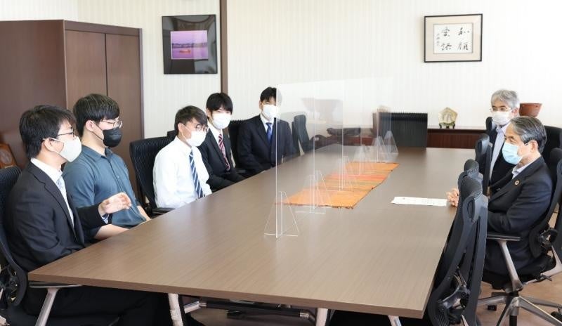 槇野学長との懇談