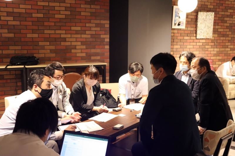 個別相談会の様子