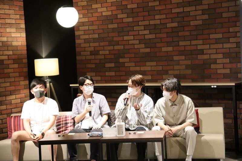 起業部＆DS部によるトークセッションの様子