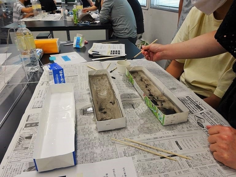 雲を再現する実験の様子