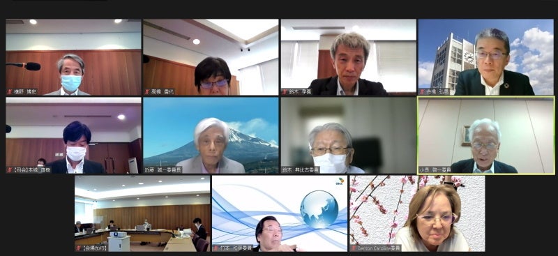 質疑応答を含めた外部評価委員との意見交換