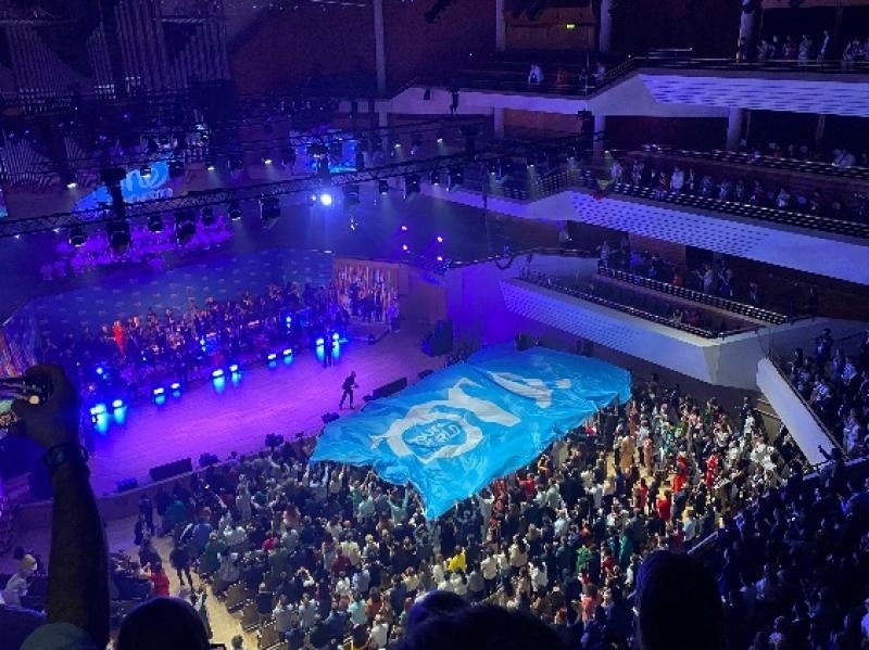 開会式の様子（棚井さん提供）